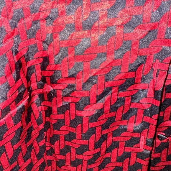 George Red and Black Patterned Blouse - Picture 3 of 6